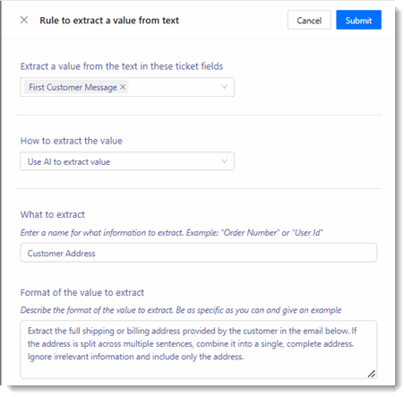 059 Example Workflow with AI for Customer Address.gif
