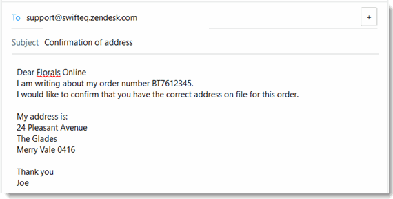 063 Example Workflow with AI for Customer Address Email Sent.gif