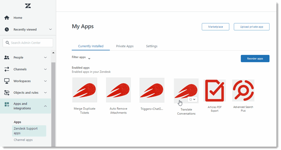 038 Translate Conversation from Zendesk Admin Center My Apps.gif