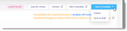 330 Translate Under review Publish or Save as Draft in Zendesk.gif