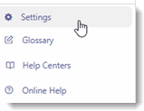 312 Settings in Left Hand Side Menu.gif